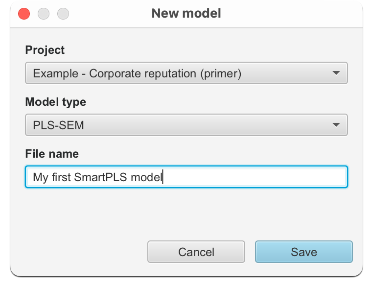创建新 PLS 模型